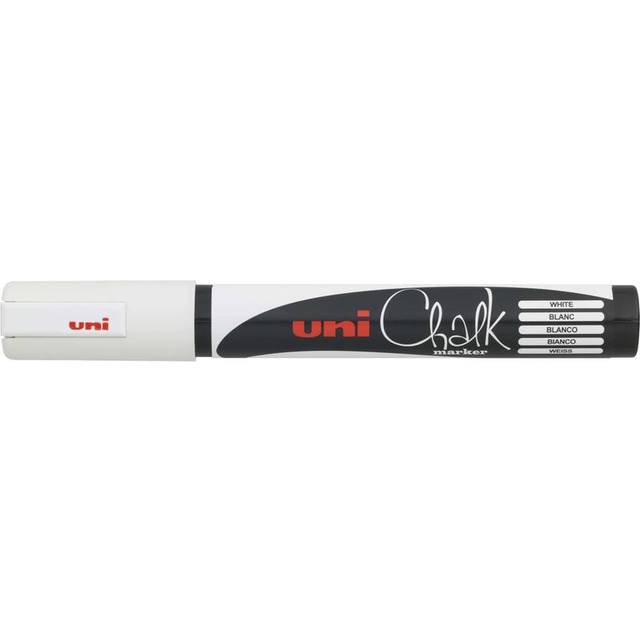 Uni Ball Medium White Bullet Tip Chalk Marker