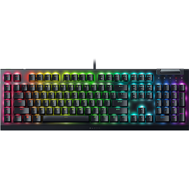 Razer BlackWidow V4 X - Mechanical Gaming Keyboard with Razer Chroma RGB - US Yellow