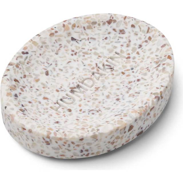 Terrazzo Soap Dish White/Brown