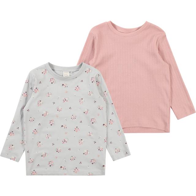 LINDEX Top Flower 2 Pack |Rosa |104