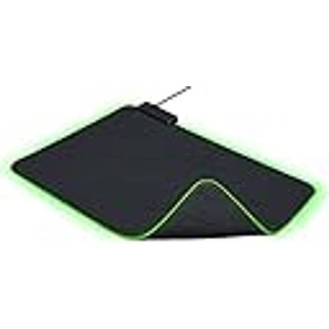 Razer Goliathus Chroma - Mjuk spelmusmatta med RGB-belysning (kabelhållare, tygyta, halkfri, quiltad kant, optimerad för alla möss) Svart