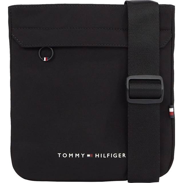 Black Polyester Men Shoulder Bag
