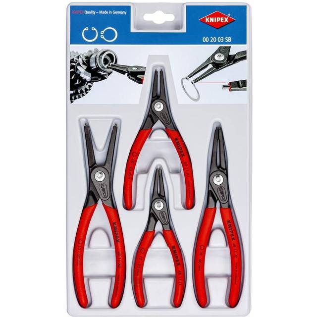 KNIPEX Precision Circlip Pliers Set 00 20 03 SB