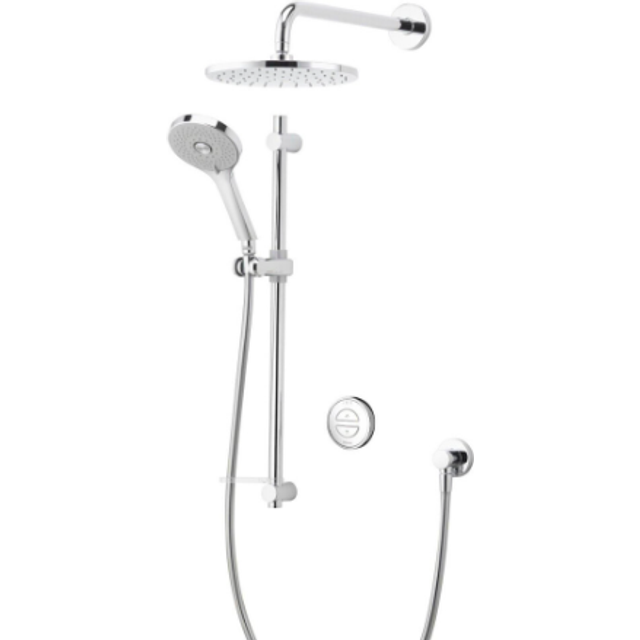 Aqualisa Unity Q Digital Shower Dual Wall Concealed Chrome Twin Adjustable Head