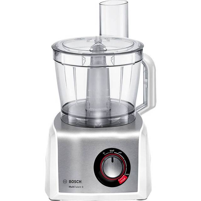 Bosch Matberedare, Multitalent 8, 1250 W, Vit, Borstad Rostfritt Stål