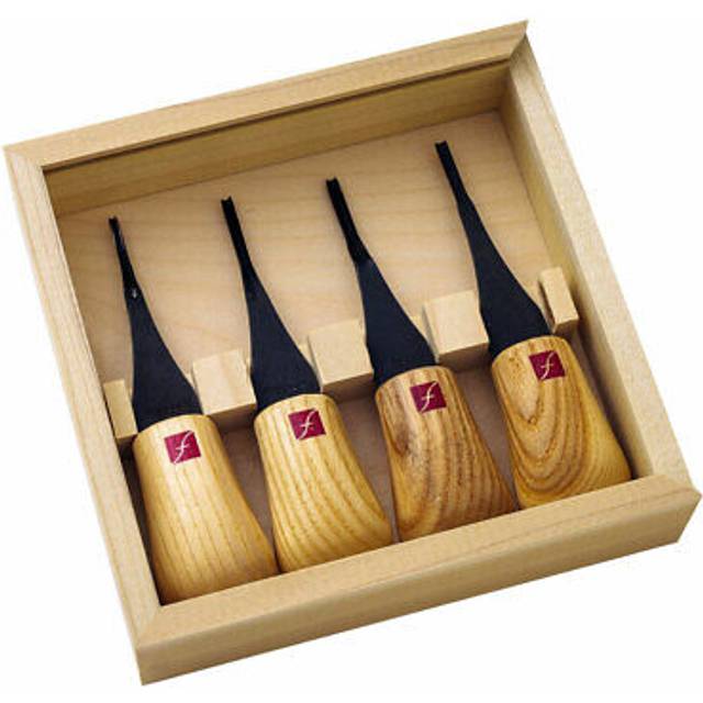 Flexcut Mini Palm Gouges 4-delt Carvingssæt Værktøjssæt