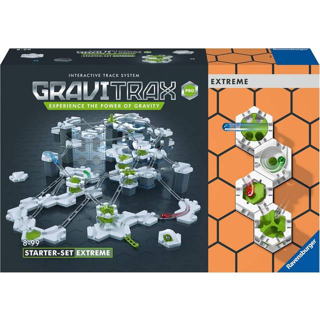 Ravensburger GraviTrax PRO startset Extreme 22432 – omfattande startset för PRO-linjen för din kulbana – kulbana och byggleksaker från 8 år
