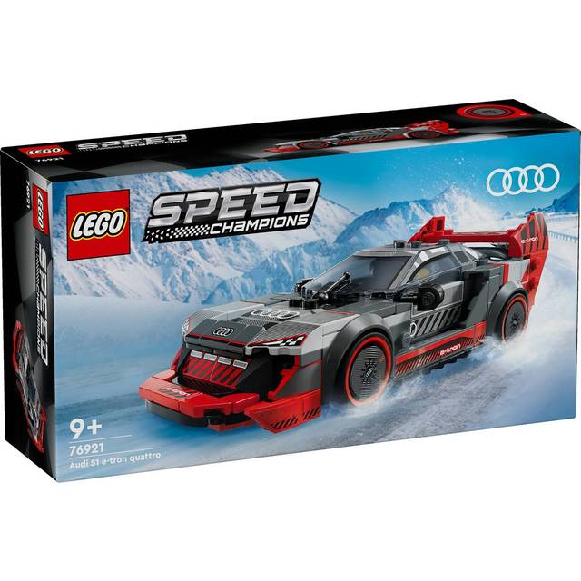 LEGO Speed Champions Audi S1 e-tron quattro racerbil Leksaksfordon, Byggbart modellset för barn, Presentidé för lek och rumsdekoration för pojkar och flickor från 9 år 76921