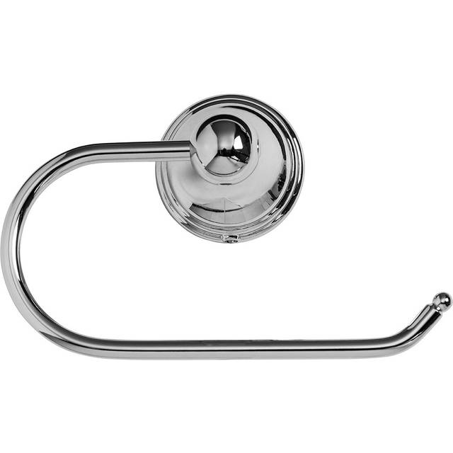 Croydex Westminster Toilet Roll Holder Oval Wall Mounted Chrome
