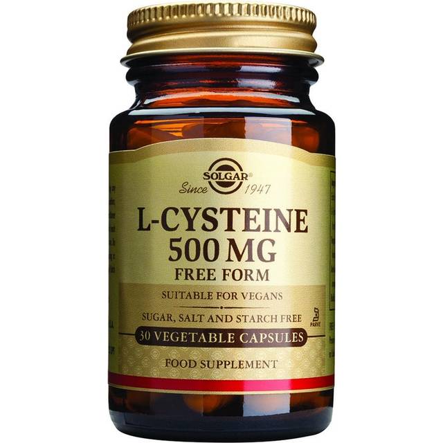 Solgar L-Cysteine 500mg 30 Capsules