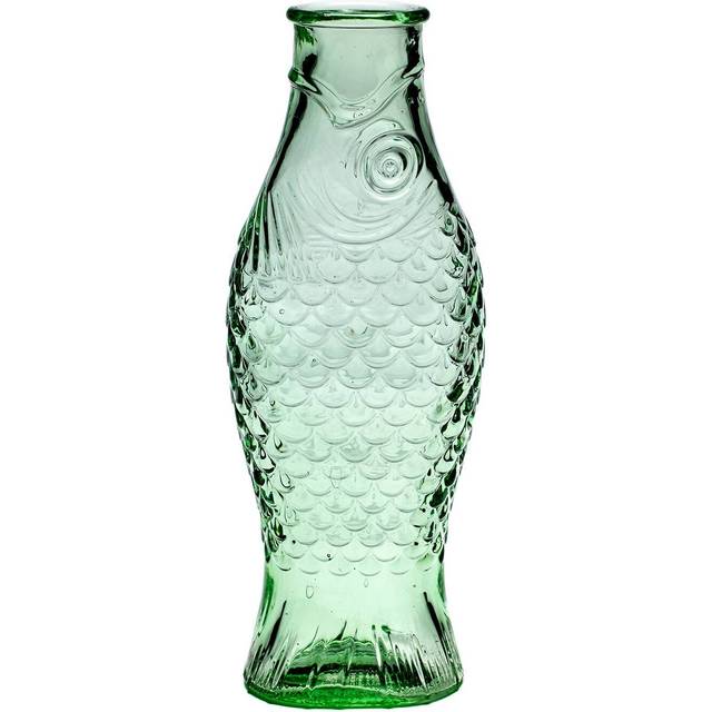 Serax Fish & Fish glasflaska 85 cl Green - Grön
