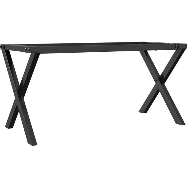 Bordsben för soffbord X-ram 90x30x43 cm stål