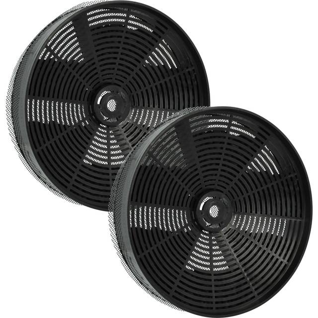 2x Filter Activated Carbon Filter compatible with Zanussi ZH959TN 10650012500, ZHS659TN 94264010100 Extractor Fan - With protective mesh filter - Vhbw
