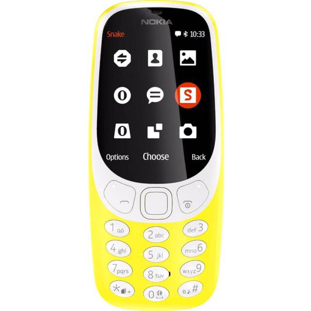 (Yellow) Nokia 3310 Single Sim | 3G | 64MB | 64MB RAM