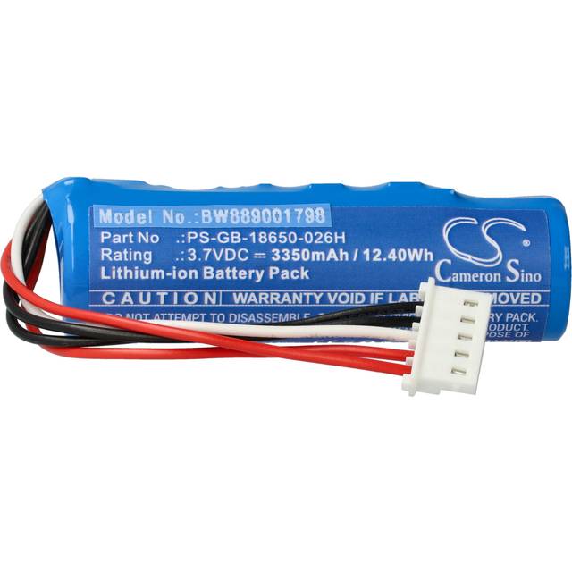 Vhbw - Battery Replacement for SumUp PS-GB-18650-026H for nfc Smart Card Reader (3350mAh, 3.7 v, Li-ion)