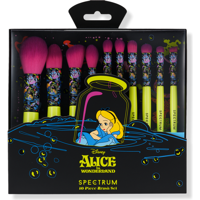Spectrum Collections Alice in Wonderland Neon 10 piece brush set