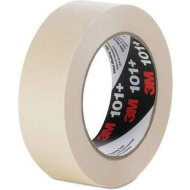 3M T937101 2 in. x 60 yards 101 Plus Masking Tape, Tan - Case of 24