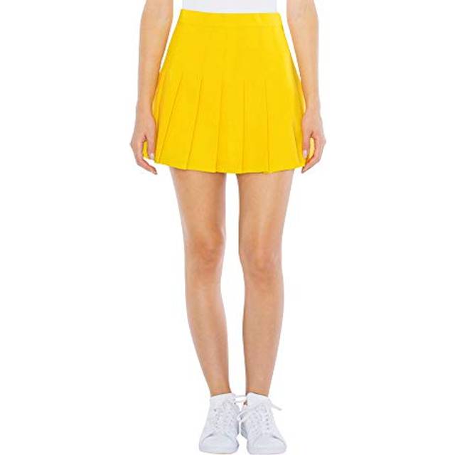 American Apparel Women's Gabardine Tennis Skirt  Gold  Small