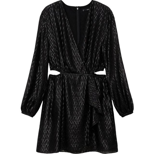 MANGO Dress. - Lucky Dam Korta Klänningar Stl. S Från Magasin - Black (S)
