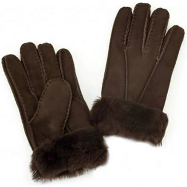 (S, Brown) Eastern Counties Leather Womens/Ladies Sheepskin Winter Gloves