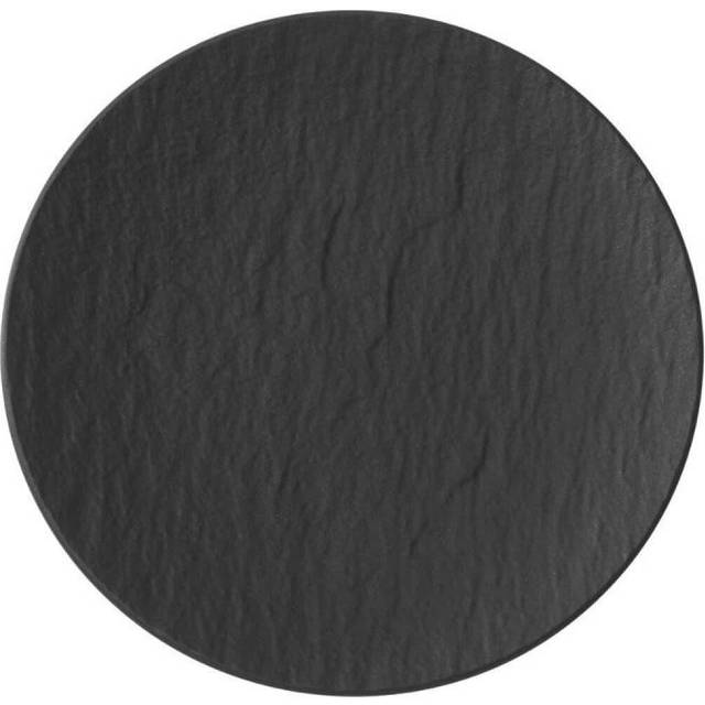 Villeroy & Boch Manufacture Rock Bread & Butter Plate, 6.25 in, Black/Gray