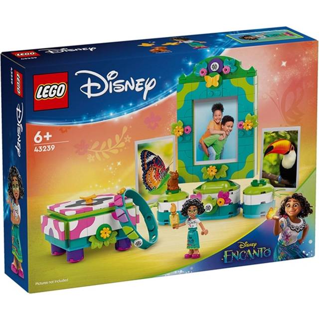 LEGO | Disney Encanto Mirabels fotoram och smyckeskrin, Byggleksak för barn med lekarmband och karaktären Mirabel Madrigal, Kreativa leksaker för flickor och pojkar från 6 år, Presentidé 43239