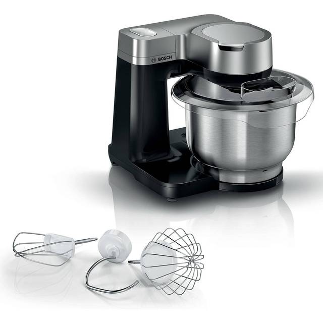 Bosch MUMS2VM00, matberedare Serie 2 - 900 W, 7 hastigheter + turbo, bakverkssats, 3,8 l stålskål