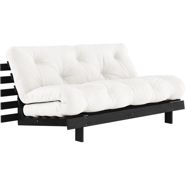 Karup Design Roots Bäddsoffa Med Roots Madrass 160x200 Natur/Svartlackerad - Natur, svartlackad