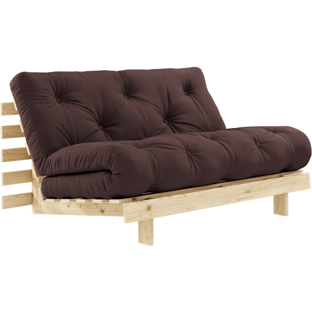 Karup Design Roots Bäddsoffa Med Madrass 140x200 715 Brun/furu