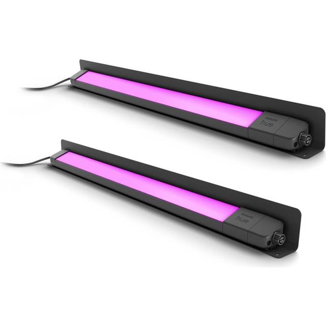 Philips Hue Utomhuspaket: 2st Amarant utomhusstrålkastare