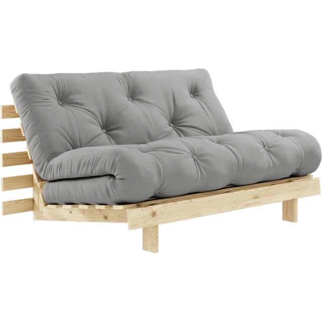Karup Design Roots Bäddsoffa Med Madrass 140x200 746 Grå/furu