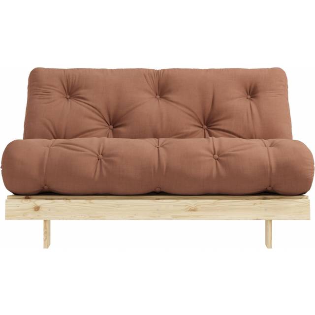 Karup Design Roots Bäddsoffa med Madrass 140x200 759 Clay Brown/Pine