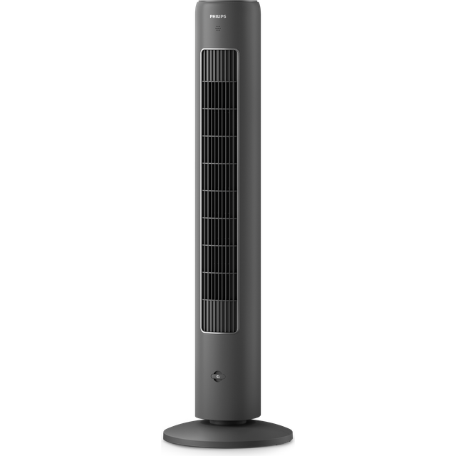 Philips tornfläkt 5000 Series oscillerande torn 105 cm, fjärrkontroll, timer, 3 hastigheter, 3 lägen, 40 W, kraftfullt men tyst luftflöde, lämplig för aromaterapi, mörkgrå (CX5535/11)