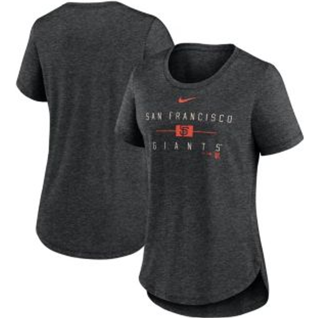 San Francisco Giants Nike Knockout Team Stack Triblend Tee - Womens