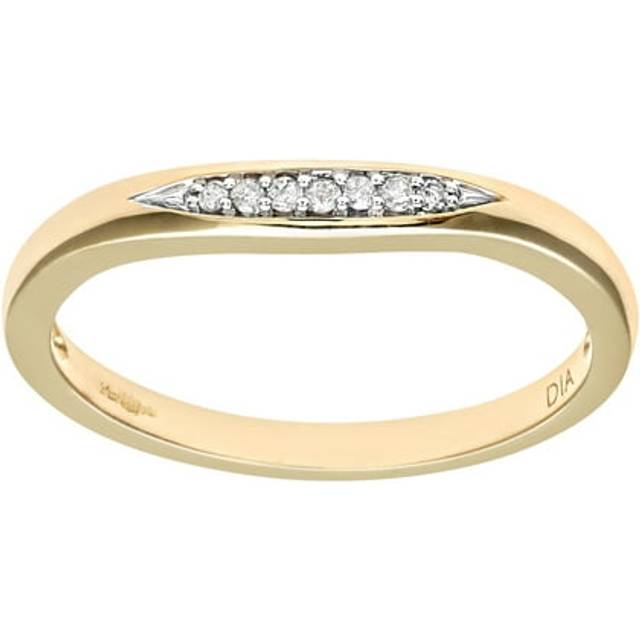 (M) Jewelco London  Ladies 9ct Yellow Gold Diamond Eternity Ring
