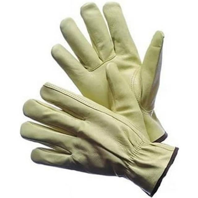Insulated Pigskin Drivers Glove with Red Jersey Lining - Large