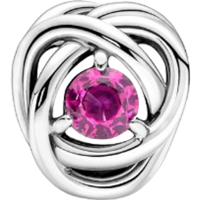 Pandora Silver October Birthstone Eternity Circle Charm