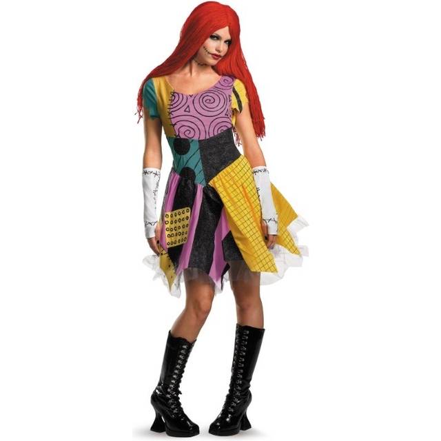 Sexy Sally Women's Costume - Black&#47;Purple&#47;Yellow (S)