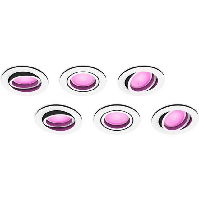 Philips Hue Multipack: Centura infälld spot 6-pack, vitt