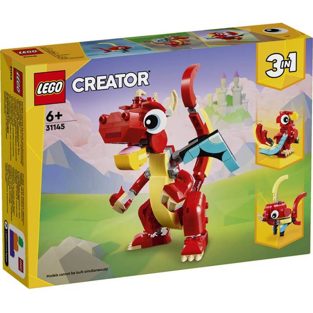 LEGO Creator - Red Dragon - Building & Construction for Ages 6 to 11 - Fat Brain Toys