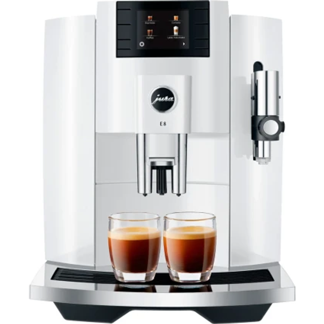 Jura E8 Automatic Coffee Machine White