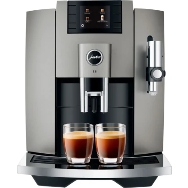 Jura E8 Automatic Coffee Machine Dark Inox