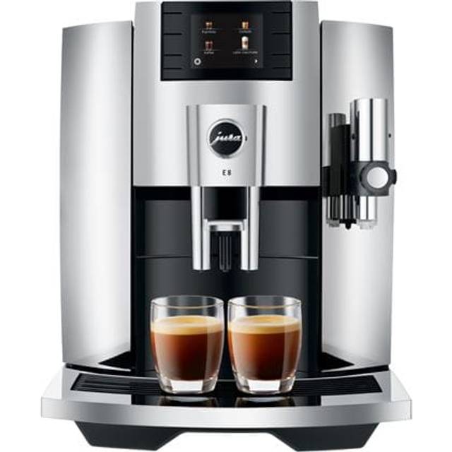 Jura E8 CHROME 15581 Freestanding Fully Automatic Coffee Machine - CHROME