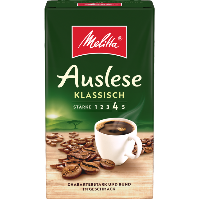 Melitta Auslese malet bryggkaffe 500g
