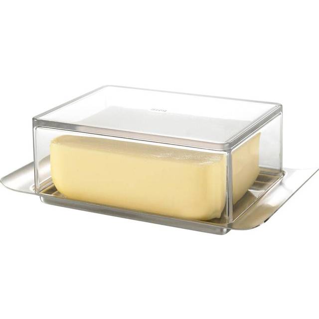 Gefu - Brunch smörask 16,3x9,9x5,2 cm stål/transparent