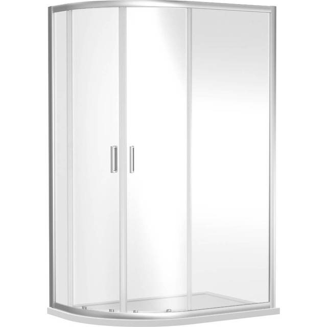Luxura Offset Quadrant Shower Enclosure 1200 x 800mm (Left Hand) - 6mm