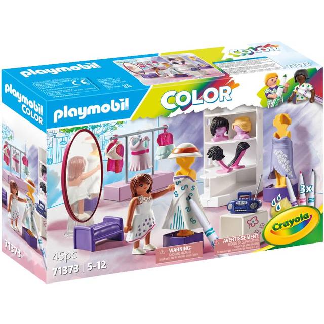 Playmobil Color - Dressing Room - Arts & Crafts for Ages 5 to 10 - Fat Brain Toys