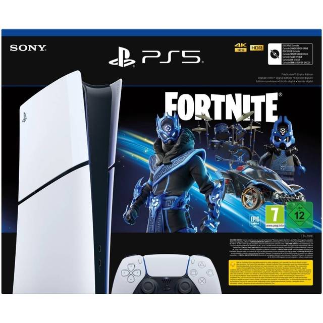 Bundle console PS5 Digital Edition - Fortnite Cobalt Star Pack