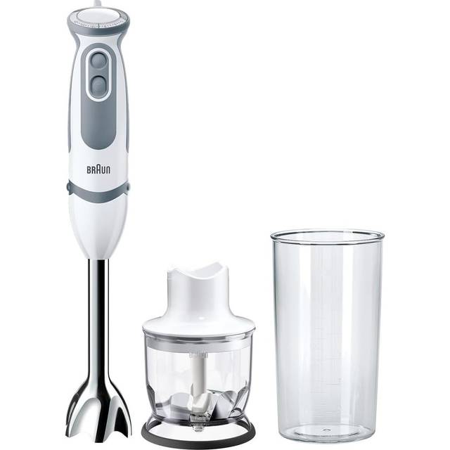 Braun VARIO Hand Blender, 1000 W, Vit, Grå