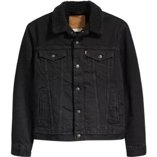 Levi's Type III Sherpa Trucker Jacket - Men's - S - Black